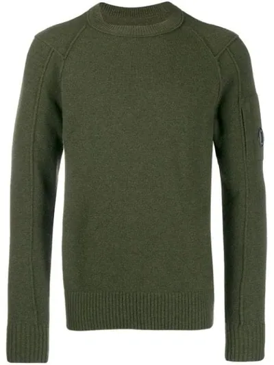 C.p. Company Relaxed Sweater In Green