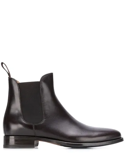 Scarosso Chelsea Boots In Black