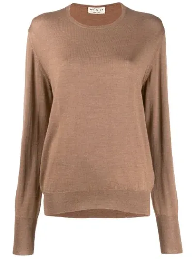 Ma'ry'ya Sheer Jumper In Neutrals