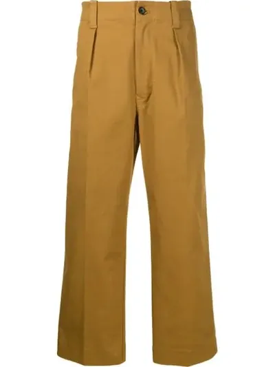 Tommy Hilfiger Straight-leg Chinos In Brown