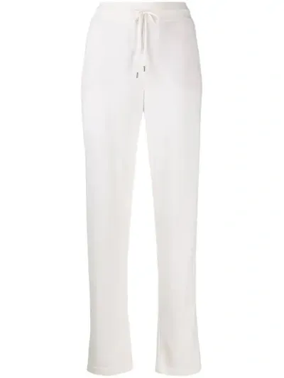 Loro Piana Knitted Track Pants In White