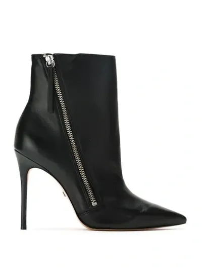 Schutz Women's Olenka Pointed-toe High-heel Booties In Black