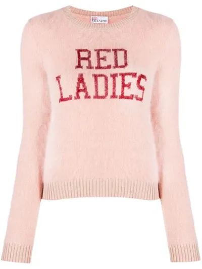 Red Valentino Red Ladies Sweater In Pink