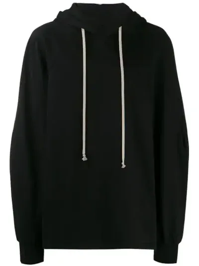 Rick Owens Drkshdw Jumbo Oversized Hoodie In Black