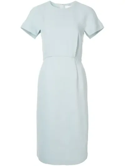 Dion Lee Short-sleeved Midi Dress In Blue