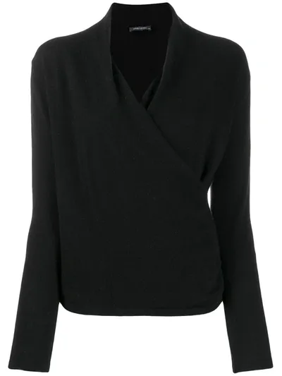 Philo-sofie Wrapped Front Jumper In Black