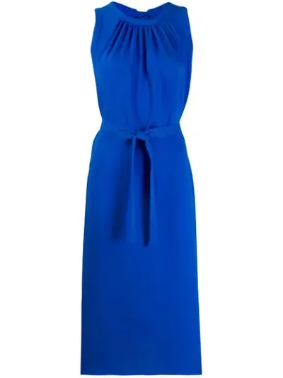 Joseph Grace Midi Dress In Blue