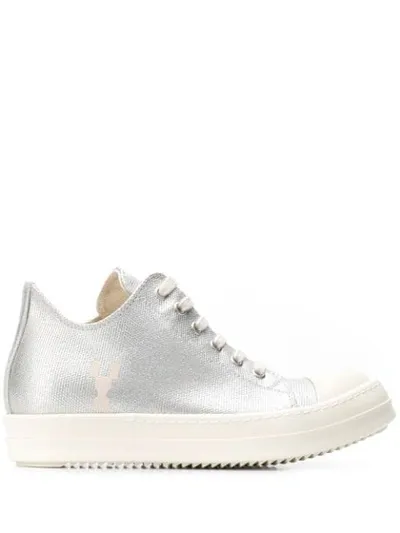 Rick Owens Drkshdw 'gym' Sneakers In Silver