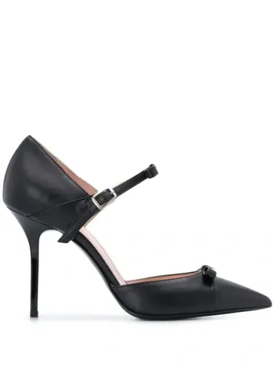 Msgm Pumps With Bow Detail In Black