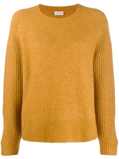 By Malene Birger Fine Knit Jumper In Yellow