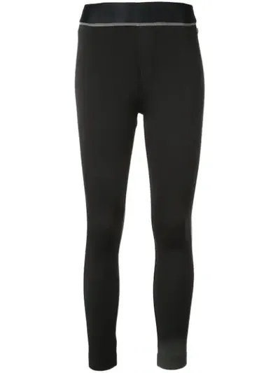 J Brand Dellah High-rise Leggings In Black