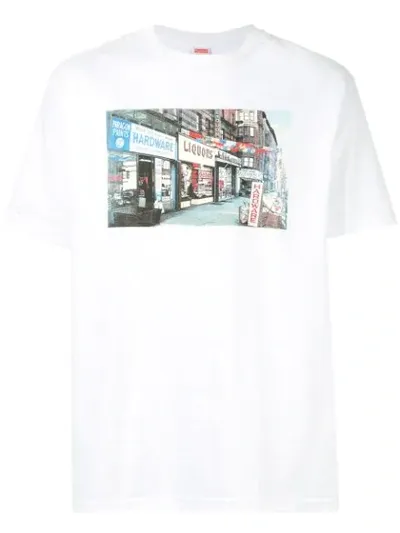 Supreme Hardware Tee In White