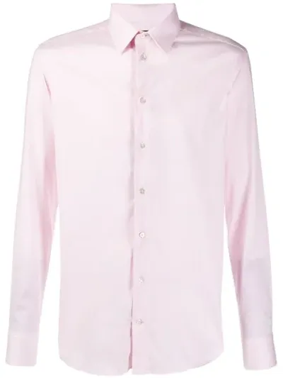 Emporio Armani Long Sleeve Shirt In Pink