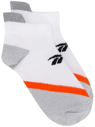 Victoria Beckham Logo Running Socks In White