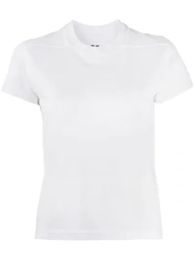 Rick Owens Drkshdw Basic T-shirt In White