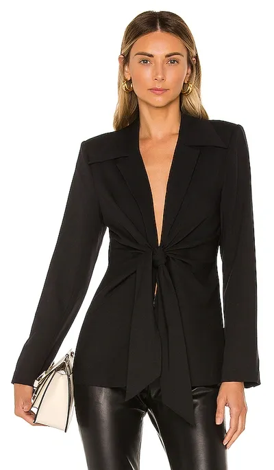 L'academie The Tilly Blazer In Black