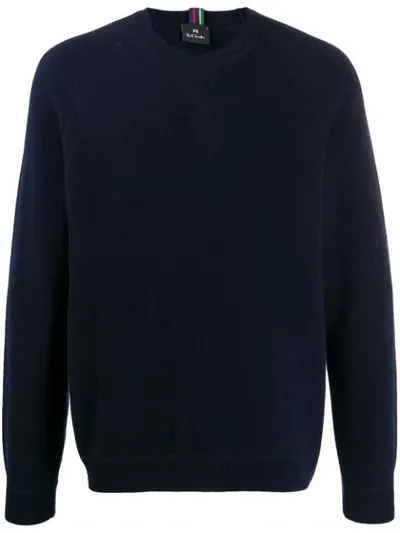 Ps By Paul Smith Regular Fit Jumper In Blue