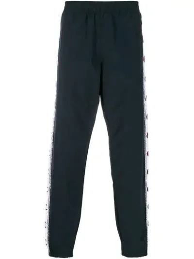 Champion Side Logo Track Pants In Black