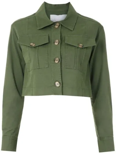 Nk Pistol Cecil Cropped Jacket In Green