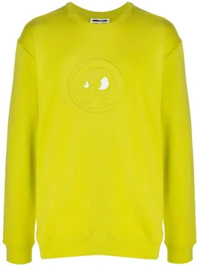 Mcq By Alexander Mcqueen Chester Monster Sweatshirt In Yellow