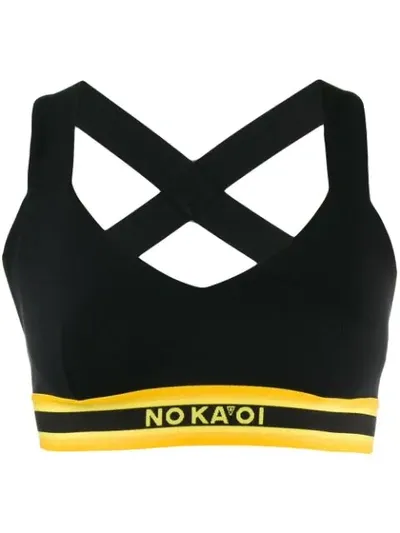 No Ka'oi Chance Cropped Top In Black