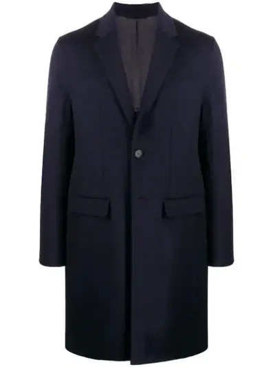 Joseph Armand Double Face Coat In Blue