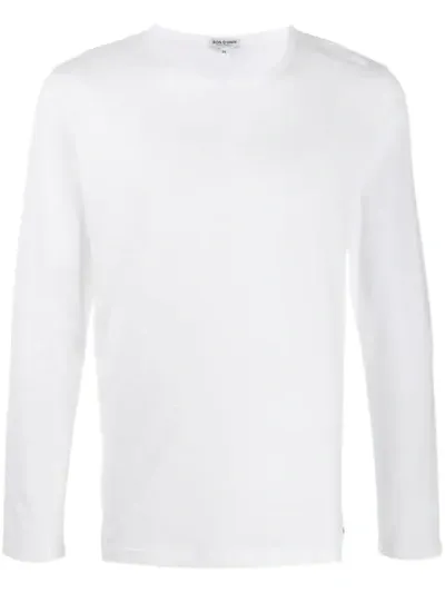 Ron Dorff Long-sleeved T-shirt In White