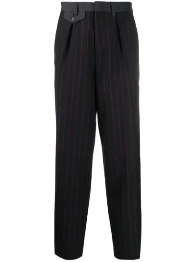 Mcq By Alexander Mcqueen Mcq Alexander Mcqueen Black Pinstripe Ben Trousers