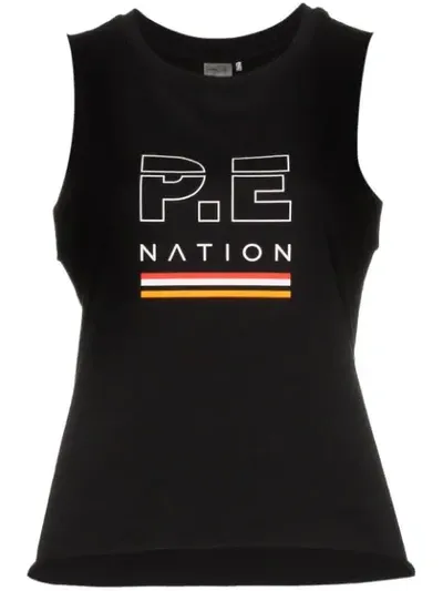 P.e Nation Training Day Sleeveless Top In Black