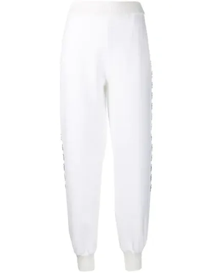 Iceberg Embellished Detail Track Pants In White