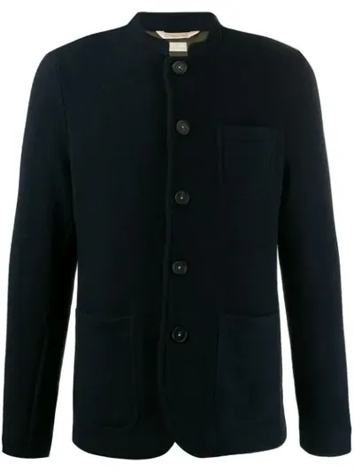 Massimo Alba Felt Jacket In Blue