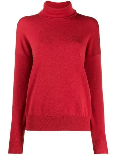 Indress Turtleneck Sweater In Red