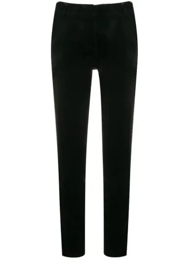 Kiltie Slim-fit Trousers In Black