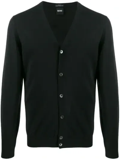 Hugo Boss Crew Neck Sweater In Black