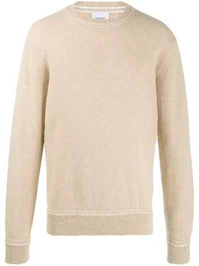 Dondup Crew Neck Jumper In Brown