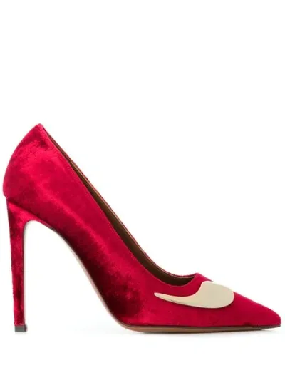 L'autre Chose Wing Pumps In Red