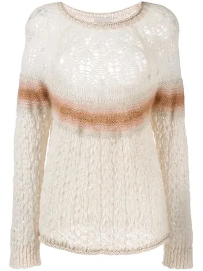 Forte Forte Naturale Knit Jumper In White