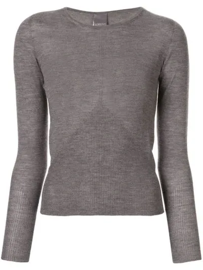 Lorena Antoniazzi Boat Neck Sweatshirt In Grey