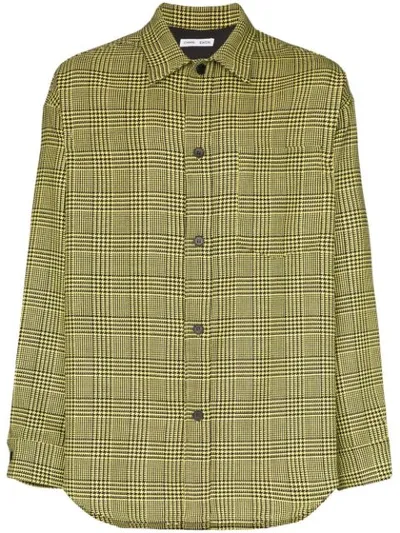 Cmmn Swdn Prince Of Wales Checked Shirt In Black