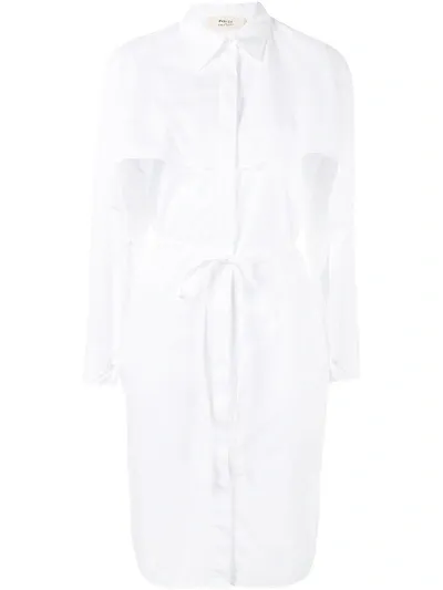 Ports 1961 Belted Shirt Dress In White