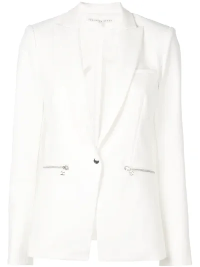 Veronica Beard Single-breasted Blazer In White