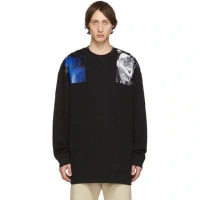 Raf Simons Oversize Fit Sweatshirt In Black