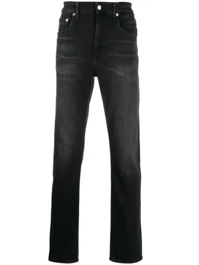 Calvin Klein Jeans Est.1978 Straight-leg Denim Jeans In Black