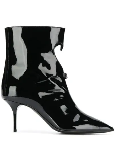 Msgm Stiefeletten Mit Cut-outs In Black