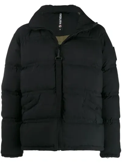 Raeburn Recycled Puffer Jacket In Black