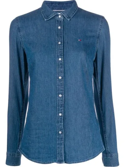 Tommy Hilfiger Denim Slim-fit Shirt In Blue