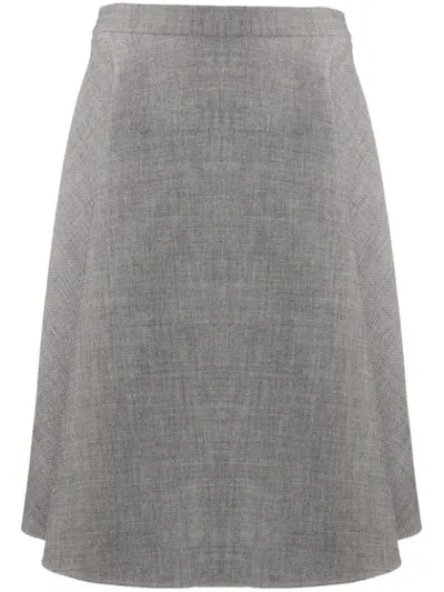 Ports 1961 A-line Flared Skirt In Grey