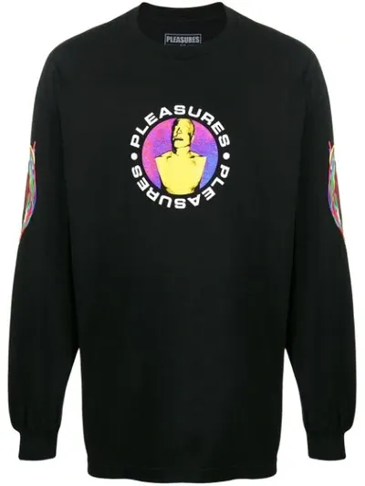 Pleasures Graphic-print Sweatshirt In Black