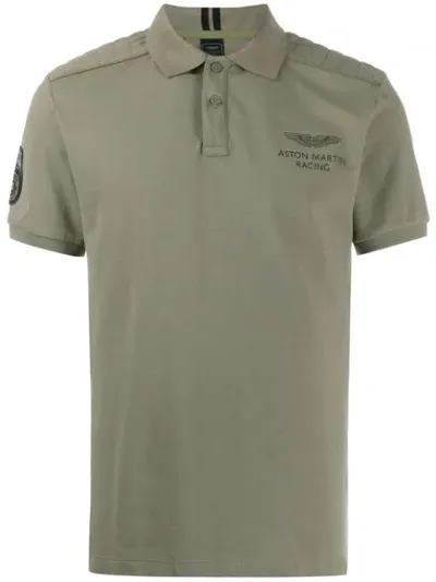 Hackett Aston Martin Racing' Polo Shirt In Green