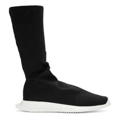 Rick Owens Drkshdw Slim-fit Sneaker Boots In 911 Black